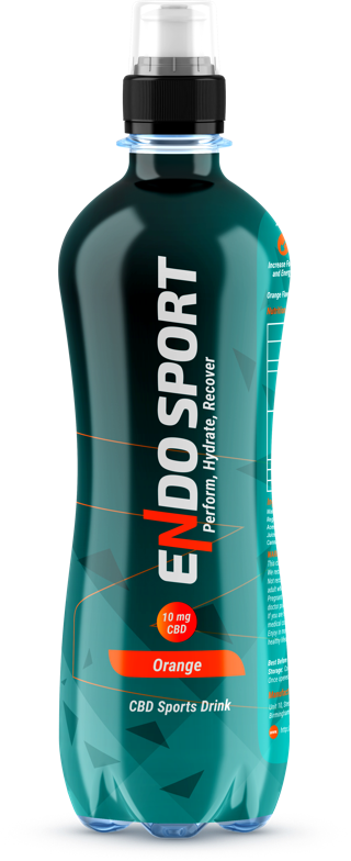 FREE DELIVERY CASE 12x Endo Sport Orange CBD Sports Drink 500ml RRP 21.99 CLEARANCE XL 9.99